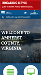 Mobile Screenshot of countyofamherst.com